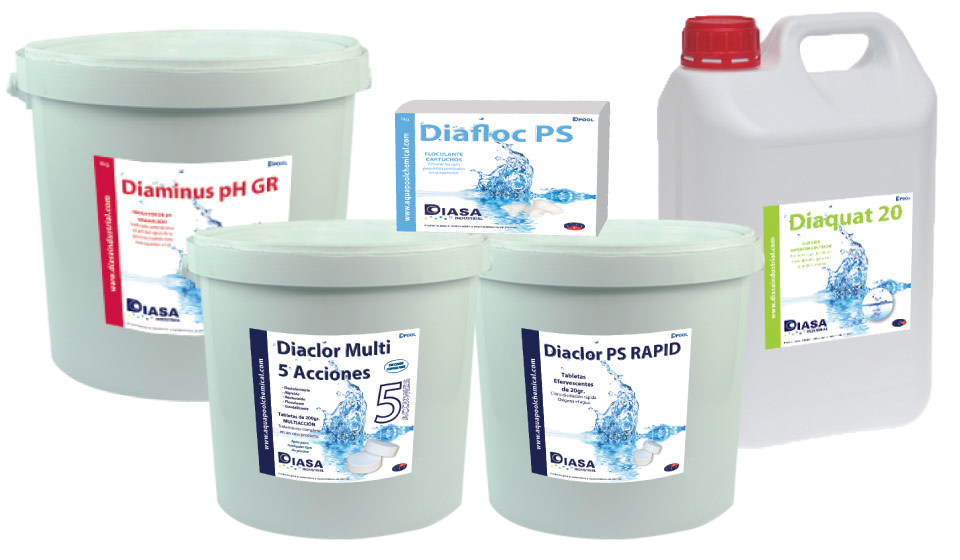 Kit Întreținere Lunară Piscină – Diaclor 5 Efecte în Chișinău